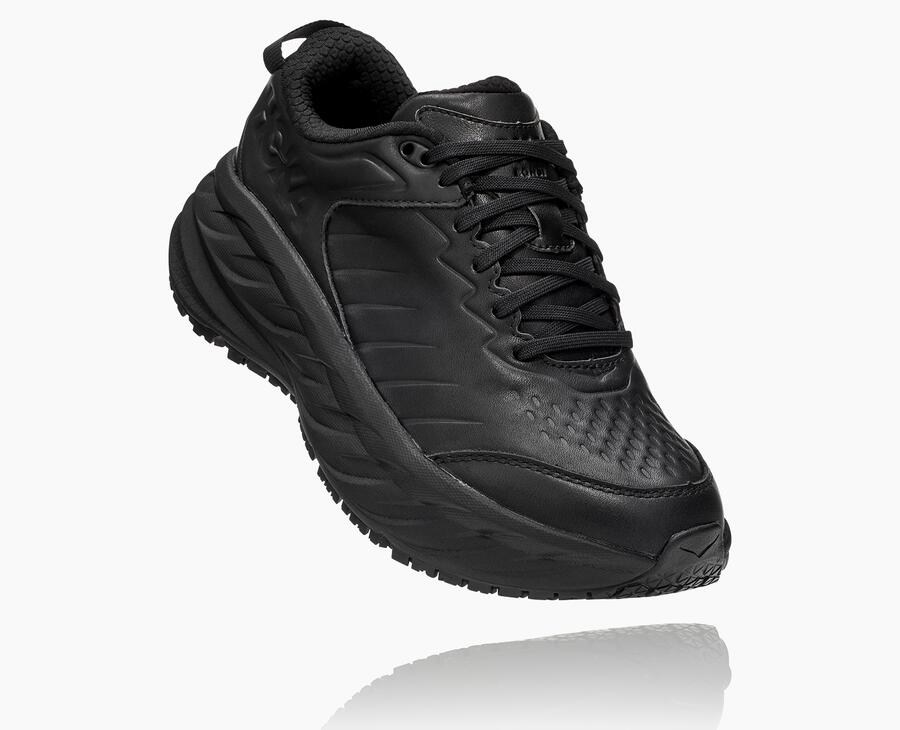 Hoka One One Bondi Sr - Women Running Shoes - Black,Australia GJE-920473